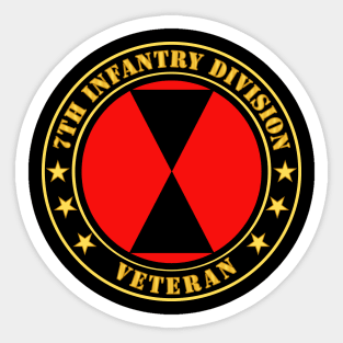 7th Infantry Division Veteran Sticker